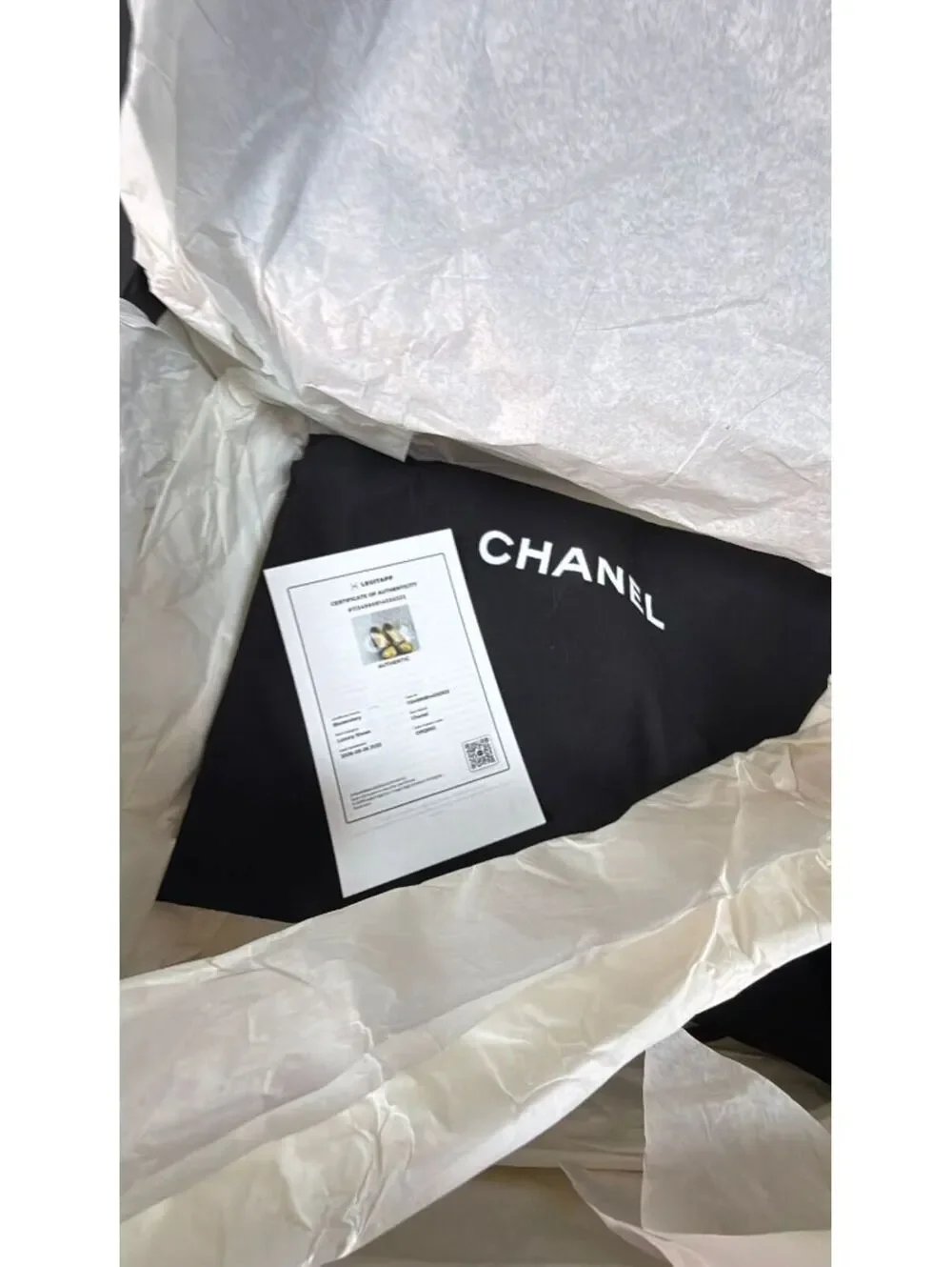 Chanel Gold Toe Woven Heel Size 42